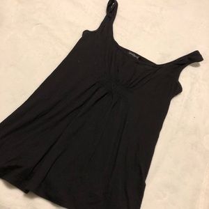 Black tank top